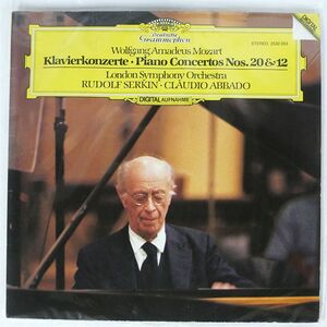 独 RUDOLF SERKIN/MOZART : KLAVIERKONZERTE PIANO CONCERTOS NOS. 20 & 12/DG 2532053 LP