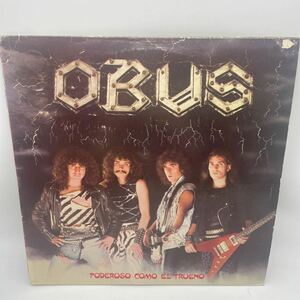 【スペイン盤オリジナル】OBUS/Poderoso Como El Trueno/レコード/LP/82年作/スパニッシュメタル