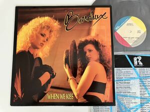 Bardeux / When We Kiss(SEX MIX,RADIO EDIT)/Sex Machine 12inch SYNTHICIDE RECORDS US 71306-0 88年EUROBEAT,バルドー,Jaz,Acacia,