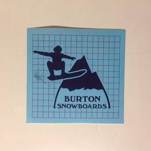 Burton (バートン) マウンテンロゴステッカー 紺/水色