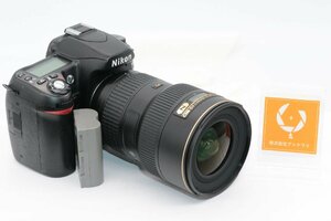 【良品/動作】NIKON ニコン D80 + AF-S NIKKOR 16-35MM F4 G ED VR N（シャッター回数790回、バッテリー付、充電器欠品）#3848