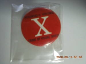 X JAPAN インディーズ時代 缶バッジ ① / X時代 レトロ レア / YOSHIKI TOSHI Toshl HIDE PATA TAIJI HEATH SUGIZO