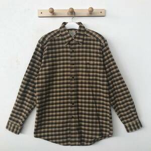 L.L.Bean Flannel Shirt エルエルビーン メンズ チェック柄 長袖シャツ 良品 size S-REG/L