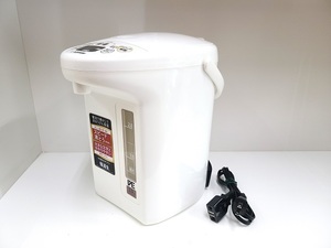 【中古品】 象印 ZOJIRUSHI マイコン 沸とう VE電気まほうびん 優湯生 蒸気セーブ 3.0L CV-TZ30 2019年製 ホワイト ○YR-16557○