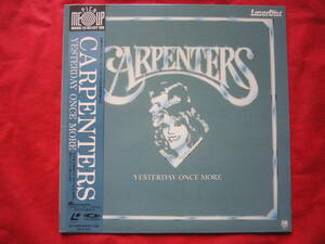 ■レーザーディスク・LD■カーペンターズ（CARPENTERS）/　YESTERDAY　ONCE　MORE　/　国内盤帯付きLD