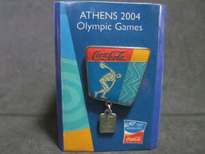 2004　アテネオリンピック　ピンバッジ　1　コカ・コーラ