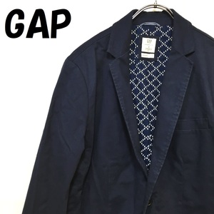 【人気】GAP/ギャップ ジャケット ユナイテッドアローズ コラボ 裏地あり コットン ネイビー サイズS/S3797