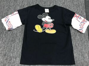 デニムアンドダンガリー 120ミッキー半袖Tシャツ