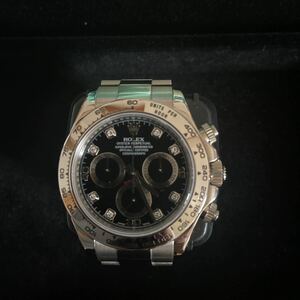 ロレックス ROLEX デイトナ コスモグラフ 116509G ブラック文字盤 中古 腕時計 メンズ