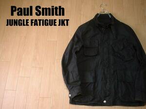 Paul SmithジャングルファティーグジャケットMブラック正規ポールスミスM-65フィールドアーミーミリタリー黒U.S.ARMY定価29,000円