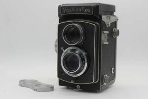 【返品保証】 ヤシカ Yashicaflex Yashikor 80mm F3.5 二眼カメラ s7728