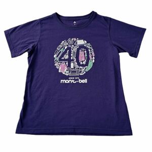 mont-bell/モンベル 40周年 記念Tシャツ WIC 丸ロゴ復刻デザイン 40th Women
