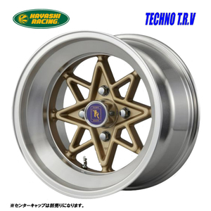 送料無料 ハヤシレーシング TECHNO T.R.V 10J-15 －32 4H-114.3 (15インチ) 4H114.3 10J－32【4本セット 新品】