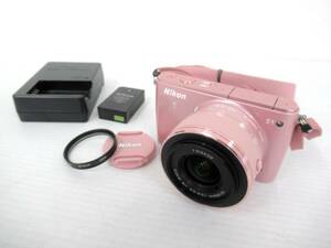 【Nikon/ニコン】卯③231//Nikon1 S1/1 NIKKOR 10-30mm 1:3.5-5.6 VR/ピンク