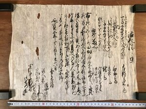 LL-5535 ■送料込■ ◯◯状之事 延宝5年 江戸時代 大沢村 肉筆 和書 古書 古文書 /くYUら