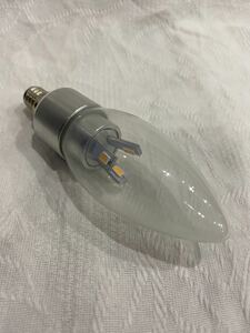 LED バルブ スポットライト ランプ AC100V 3.2W 50/60Hz E12 2700K 未使用品 5個セット