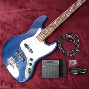 【7469】 初心者セット legend Jazz Bass 青 by Aria