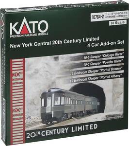 KATO USA 鉄道模型 Nゲージ ニューヨークセントラル 20世紀限定 4両増結セット (106-7130)n208