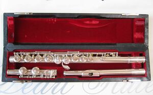 【楽器】 フルート パール Flute Pearl SS-850E 50-0155 総銀製 Ag900 吹奏楽 木管楽器 趣味