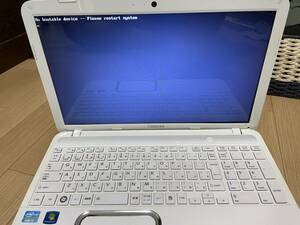 TOSHIBA 東芝 dynabook T552/58GW PT55258GBHW satelliteL850シリーズ　ジャンク品