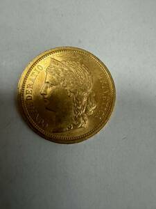 スイス　20フラン金貨　フランクリンミント　