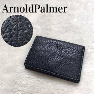 Arnold Palmer コインケース ブラック レザー 傘 ロゴ押し方 アーノルドパーマー 財布 小銭入れ 装飾 小物