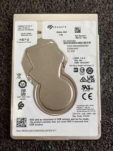 Seagate 2TB 2.5インチ HDD SATA ハードディスク 7mm ST2000LM007