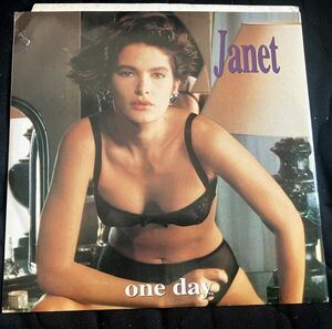 【フェロモン 喘ぎ エロジャケ モンドミュージック GONZO 甘茶 GANGSTA 】 Janet / One Day Italy Eurobeat ITALY盤 High Energy
