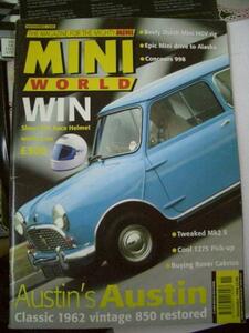 ミニ専門誌《ＭＩＮＩワールド》１９９８．１１号カラー130ページ