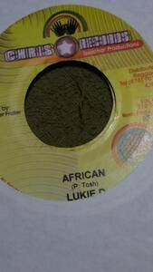 Peter Tosh Big Tune!! African Riddim Single 2枚Set from Chris Records Lukie D Fread Locks