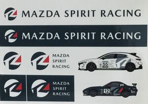 ★Mazda Spirit Racing ステッカー (小)★