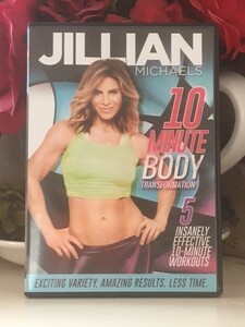 JILLIAN MICHAELS ジリアンマイケルズ-10 Minute Body Transformation フィットネス エクササイズ ワークアウト DVD 美品