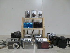 美品多数! Canon IXY / Nikon COOLPIX / CASIO EXILIM / FUJIFILM FinePixZ / OLYMPUS 等 機種色々 計16台 室内保管品 追加画像有り