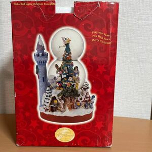 送料無料！ ディズニー スノードーム オルゴール クリスマス ミッキー ピノキオ 白雪姫 ピーターパン ジャンク品