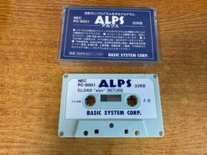 PC-8001 カセットテープ ALPS 016