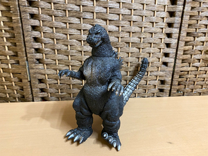 当時物 バンダイ 1991年 ゴジラ ソフビ 全長約22cm 東宝映画 日本製 怪獣 BANDAI JAPAN 一部変形あり 札幌市 白石区