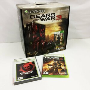f090*120 【可動品】 Xbox360 320GB Gears of War 3 リミテッドエディション + ゲームソフト2本