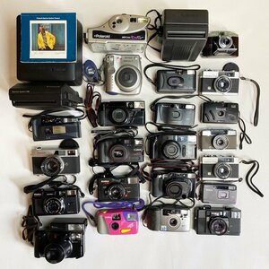 まとめ売り Canon Nikon Olympus Konica FUJI POLAROID コンパクト フィルム カメラ 等 ジャンク品 動作未確認/A4624