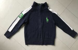 ラルフローレン ニット　ジップアップセーター　100cm RALPH LAUREN 子供用