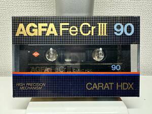 AGFA FeCr III 90 CARAT HDX 未開封新品