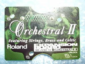 Roland/ローランド SR-JV80-16 OrchestraⅡ 音源ボード エクスパンションボード 240109