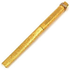 カルティエ トリニティ キャップ式 ボールペン インクあり ゴールドカラー 保存箱付き 事務用品 ブランド小物