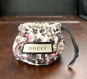 【即決/送料込み】GUCCI/グッチ ジュエリー保存袋/小物入れ/アクセサリー入れ(スネーク)☆ 