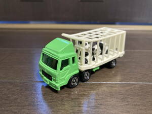 ☆クリックポスト全国一律￥185・トミカ・TOMICA・ミニカー・No.7・三菱ふそう FUSO TRUCK 動物運搬車 絶版・昭和レトロ・ビンテージ☆