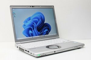 1円スタート ノートパソコン Windows11 Panasonic レッツノート CF-SV7 DVDマルチ 第8世代 Core i5 SSD256GB メモリ8GB Windows10 カメラ