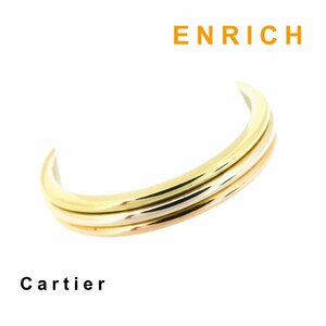 Cartier カルティエ ヴァンドーム ウェディング トリニティ スリーカラー リング 指輪 K18 YG/PG/WG 750 金 20号 #60 / 6974wrpe