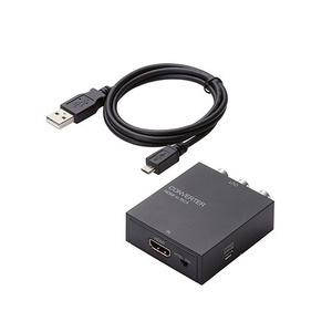 【5個セット】エレコム ダウンスキャンコンバーター/HDMI‐RCA/HDMI1.4 AD-HDCV02X5