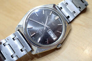 セイコー/SEIKO ロードマチック/LM ◆ 23石 5606-7000 グレーダイヤル 自動巻きメンズ腕時計
