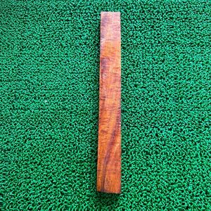 ② ハワイアンコア ダークフィギャード 極上杢 34×4×1.8cm 150g木材