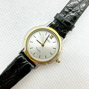 A2404-1112-5 １円スタート クオーツ　稼働品　美品　SEIKO　EXCELINE　セイコー　エクセリーヌ　レディース腕時計　ゴールド